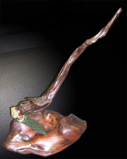 Driftwood & Jade Adze
